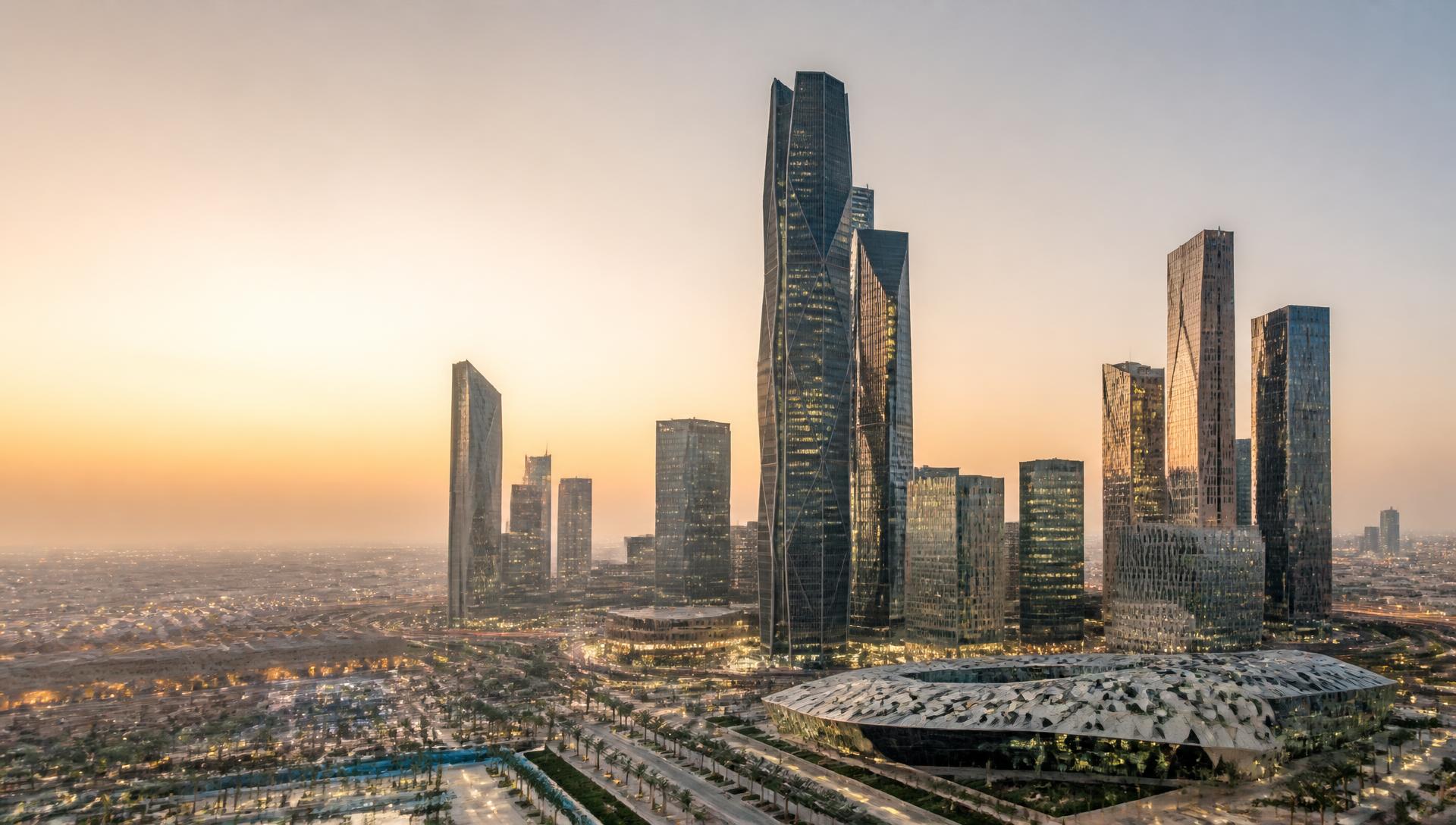 أبراج مركز الملك عبدالله المالي في الرياض